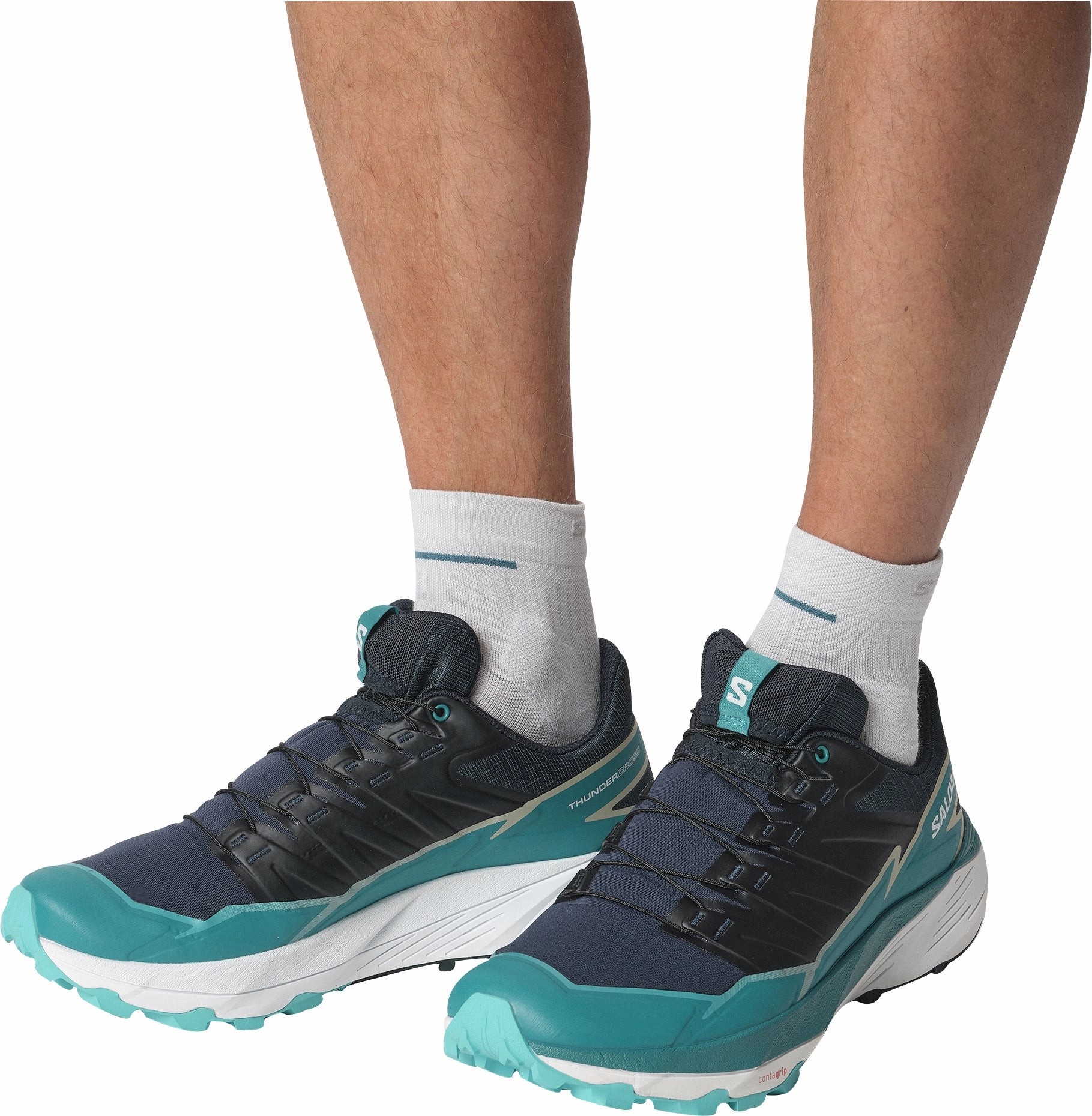 Salomon Thundercross Mens Trail Running Shoes - Blue Trail Race Footwear