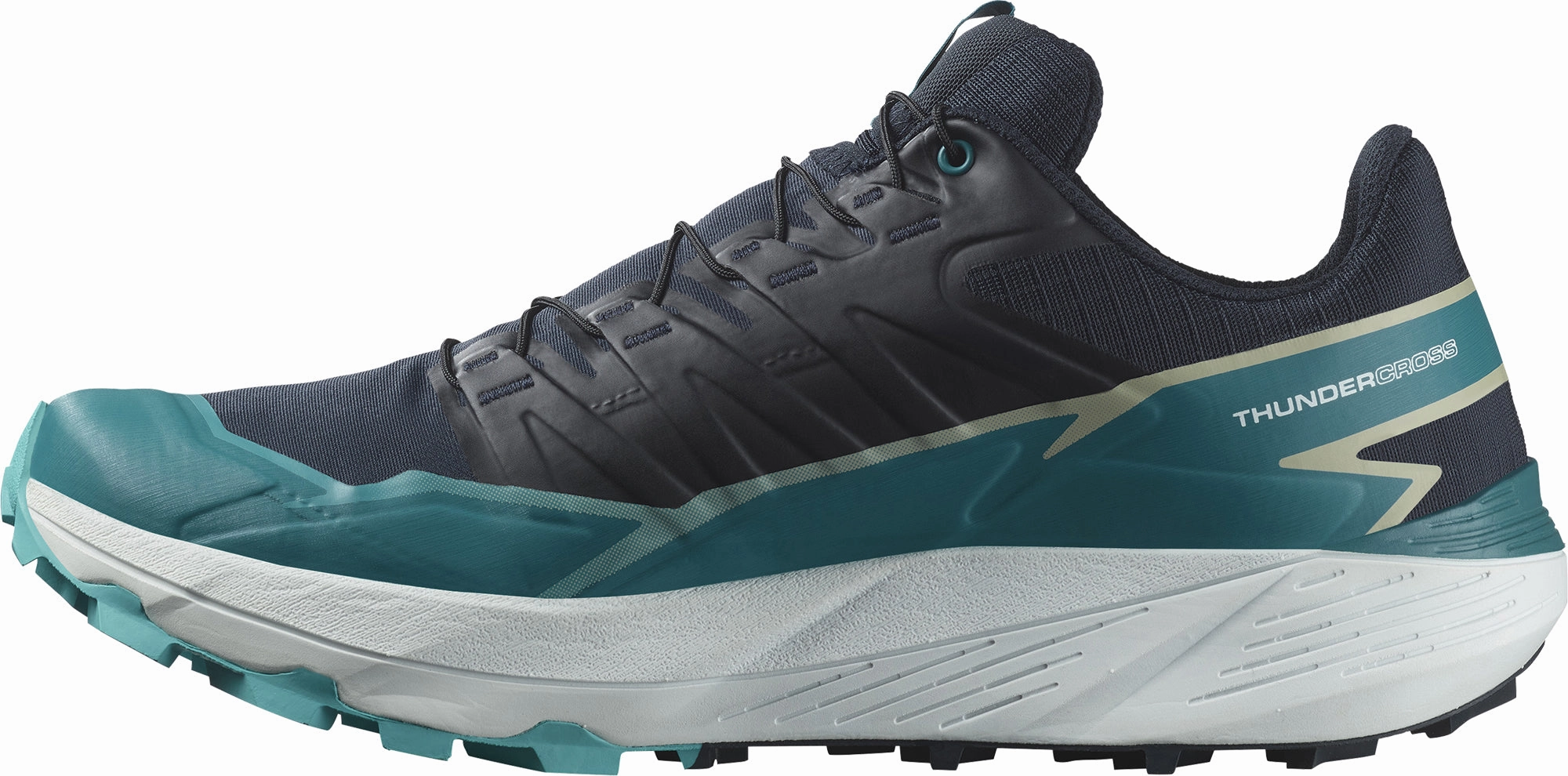 Salomon Thundercross Mens Trail Running Shoes - Blue Trail Race Footwear