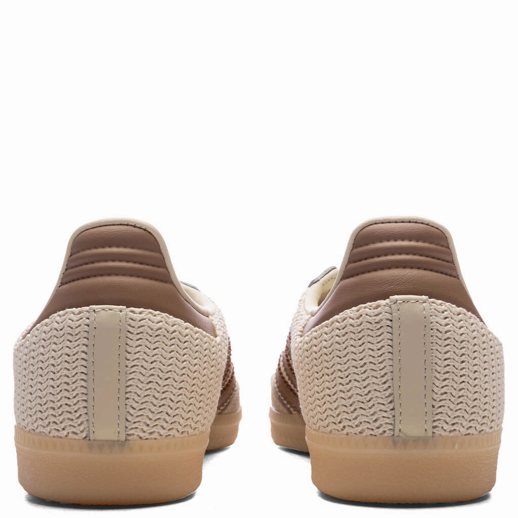 Samba OG - Cream White/Cardboard/Crystal Sand Adidas Classic Street Sneakers