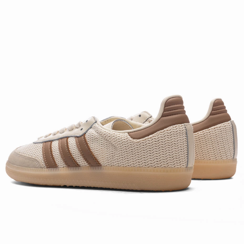Samba OG - Cream White/Cardboard/Crystal Sand Adidas Classic Street Sneakers