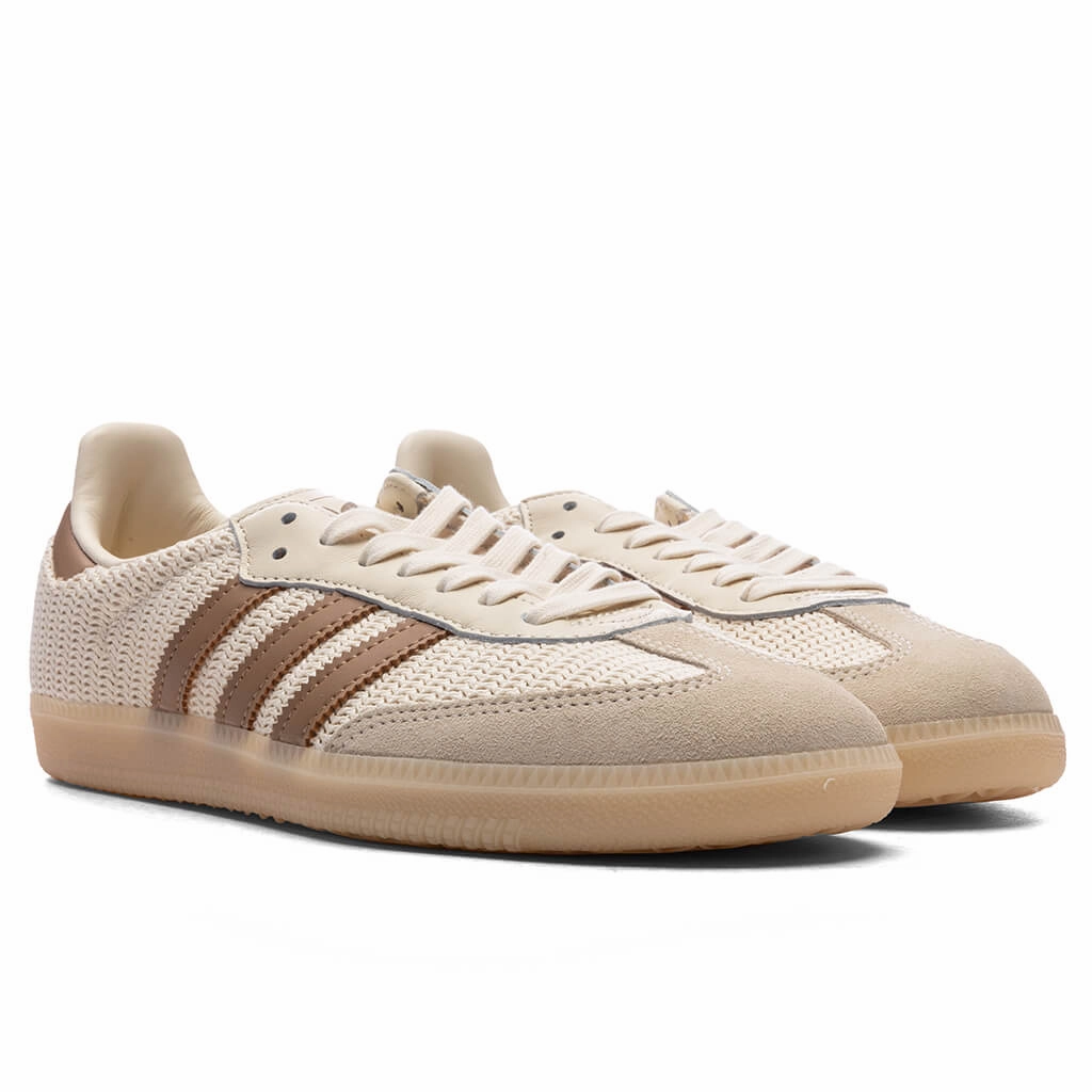 Samba OG - Cream White/Cardboard/Crystal Sand Adidas Classic Street Sneakers