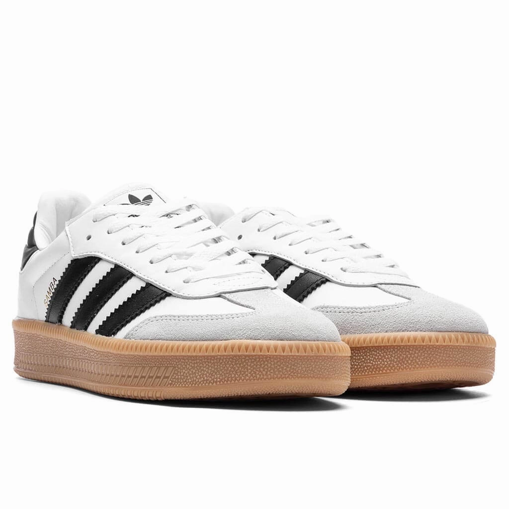 Samba XLG - White/Core Black/Gum Adidas Classic Street Sneakers