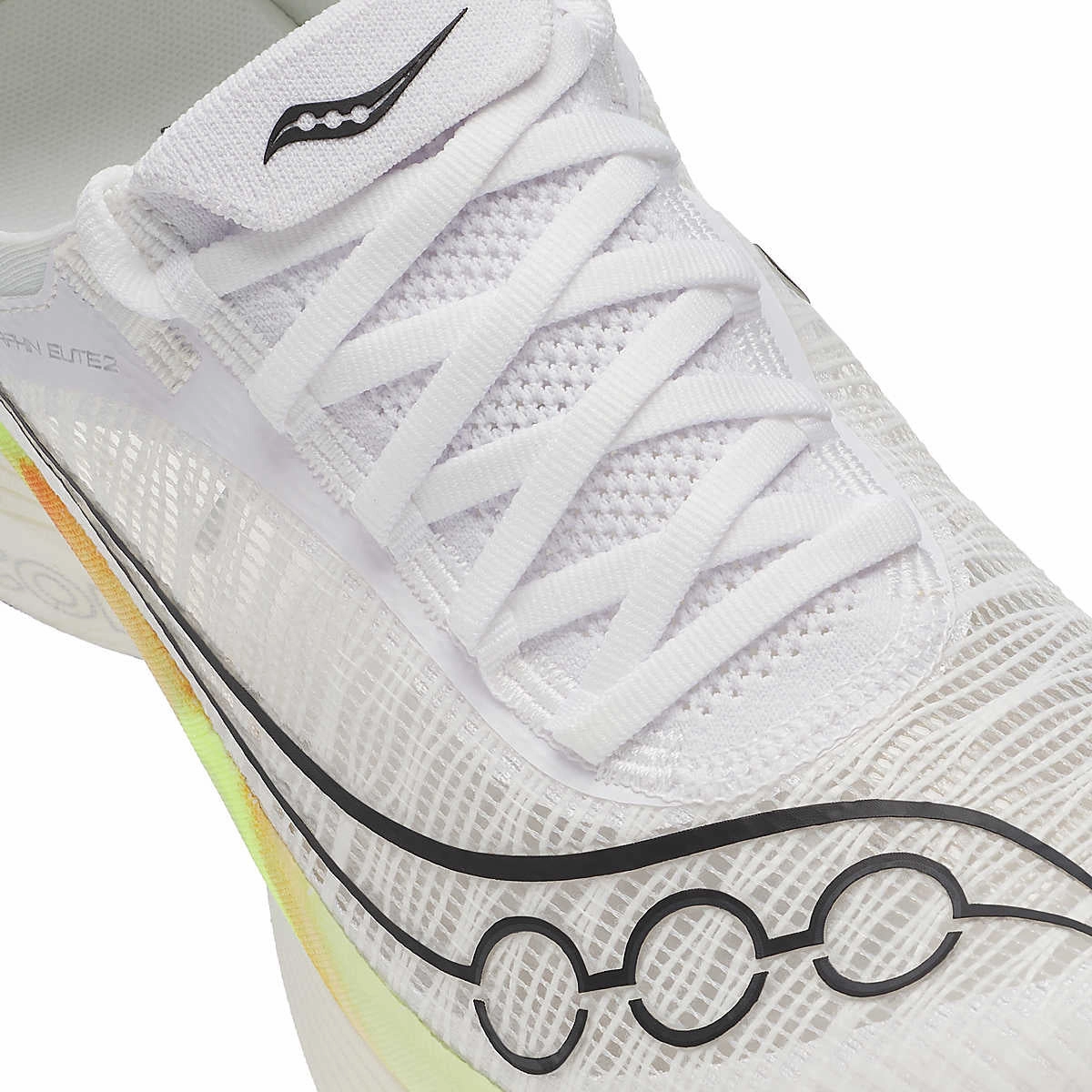 Saucony Endorphin Elite 2 Running Shoes - White Balanced Fit Runners