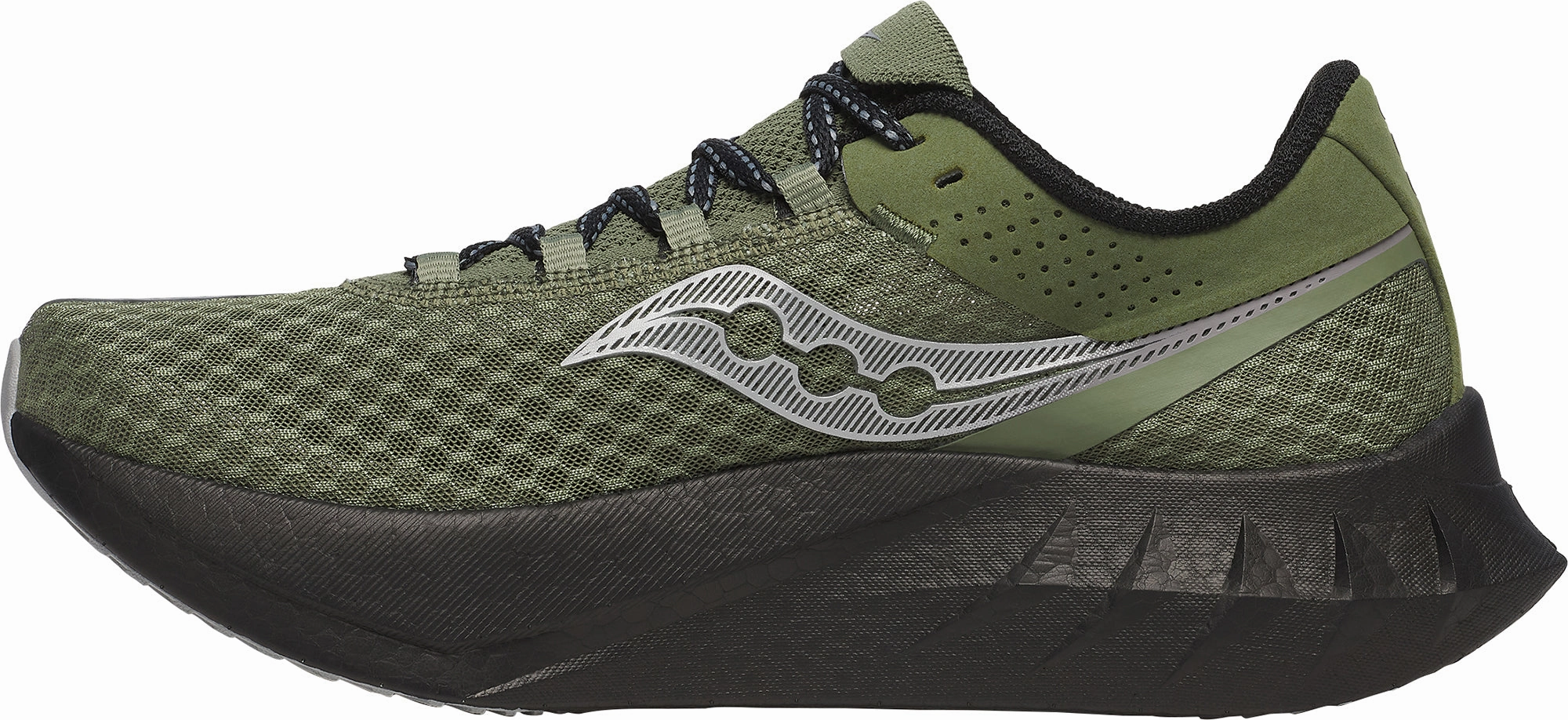 Saucony Endorphin Pro 4 Mens Running Shoes - Green Balanced Fit Runners
