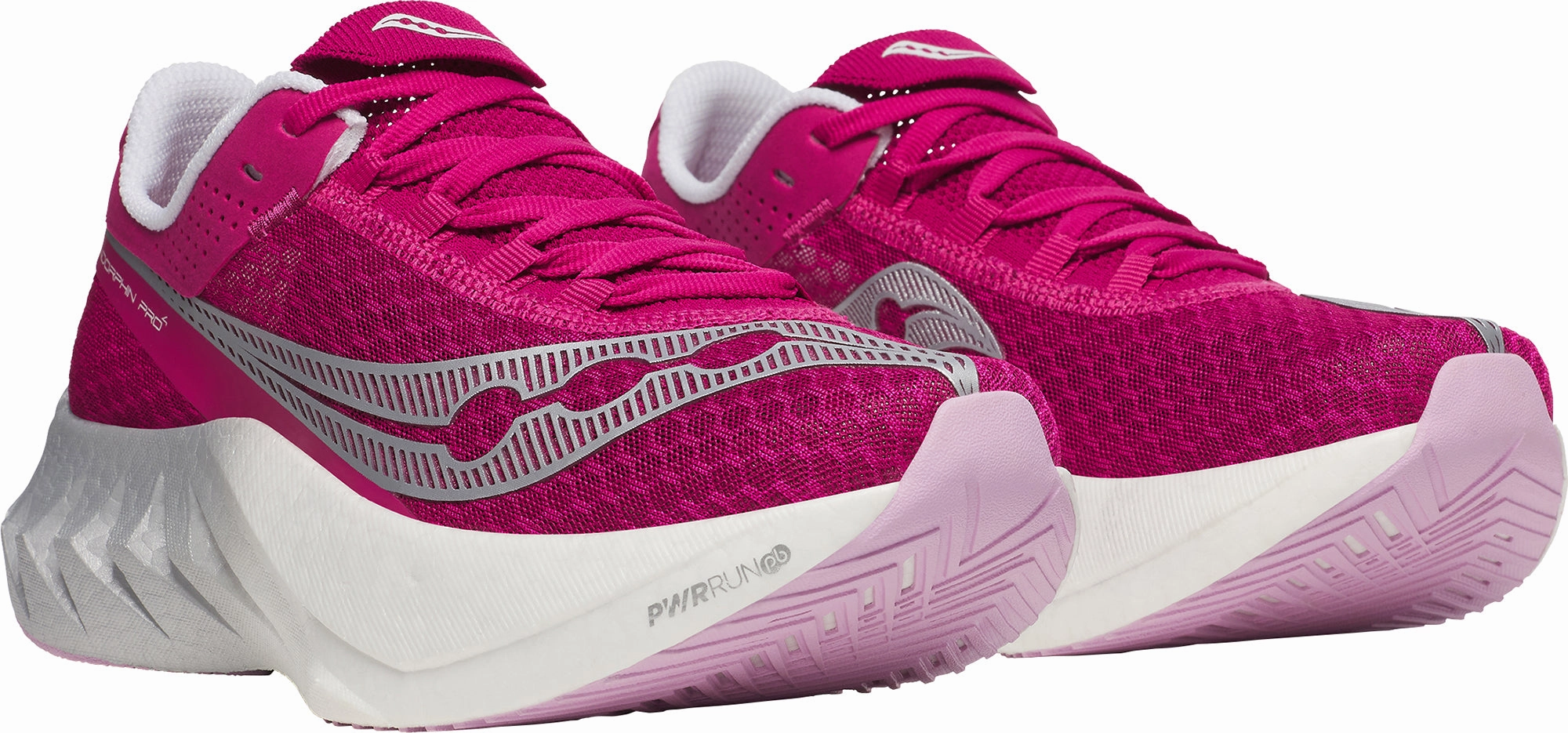 Saucony Endorphin Pro 4 Womens Running Shoes - Pink Balanced Fit Runners