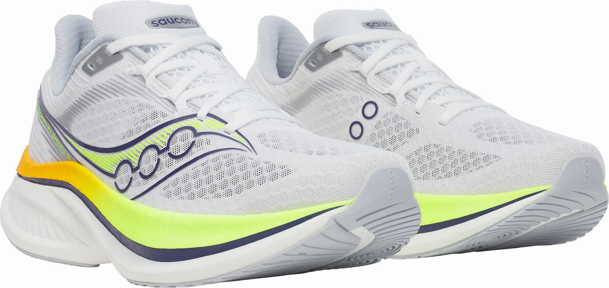 Saucony Endorphin Speed 5 Mens Running Shoes - White Balanced Fit Runners