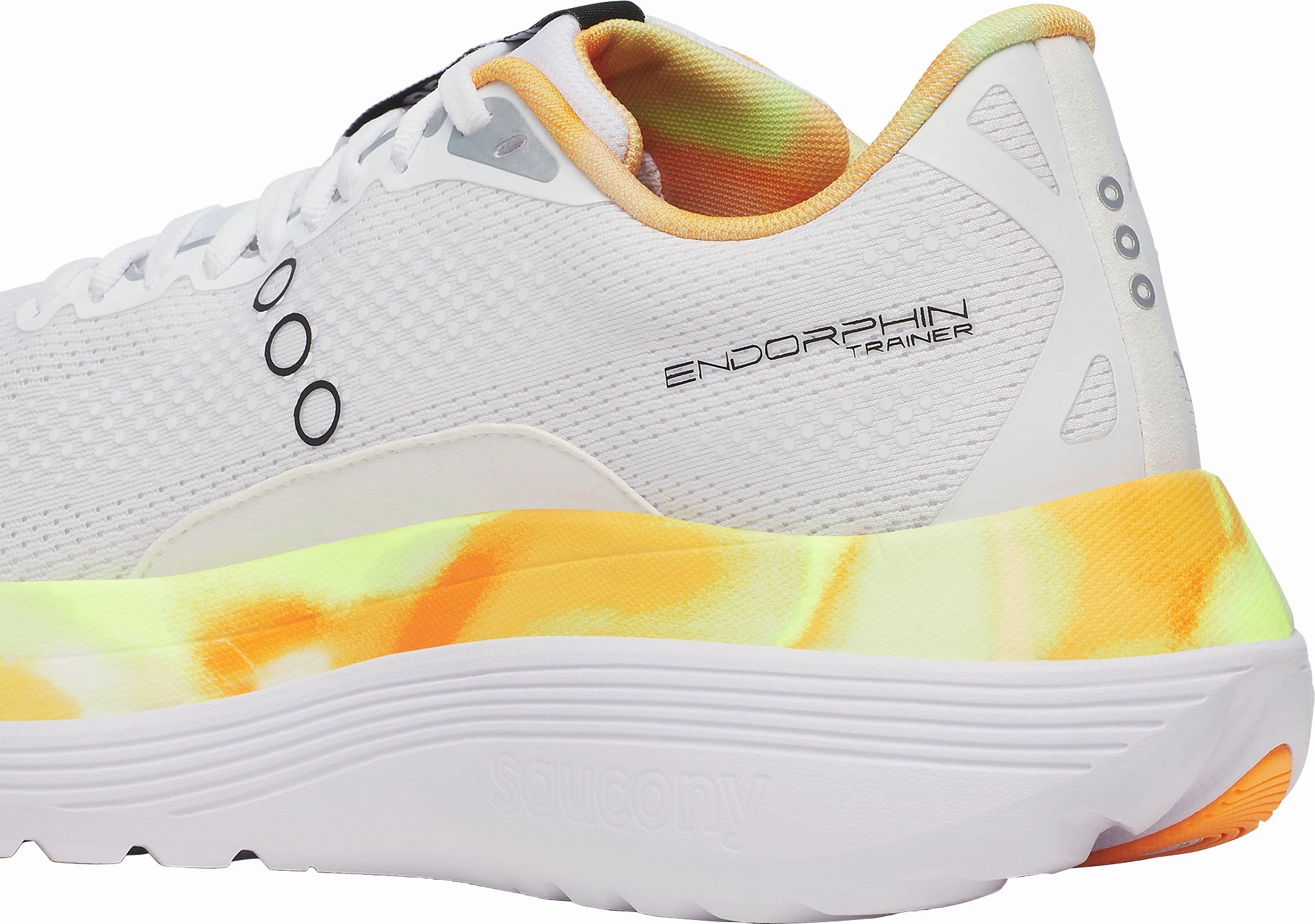 Saucony Endorphin Trainer Mens Running Shoes - White Balanced Fit Runners