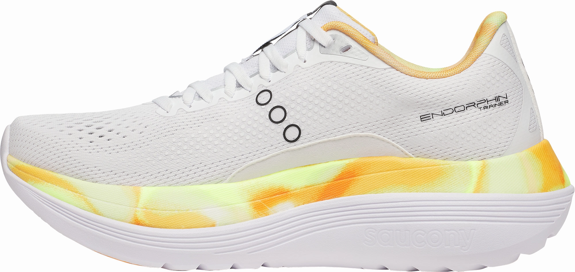 Saucony Endorphin Trainer Mens Running Shoes - White Balanced Fit Runners