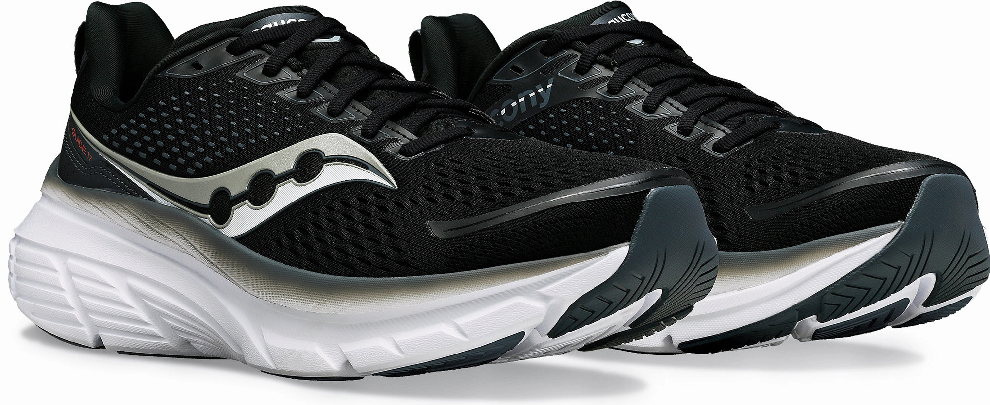 Saucony Guide 17 Mens Running Shoes - Black Trail Shoes