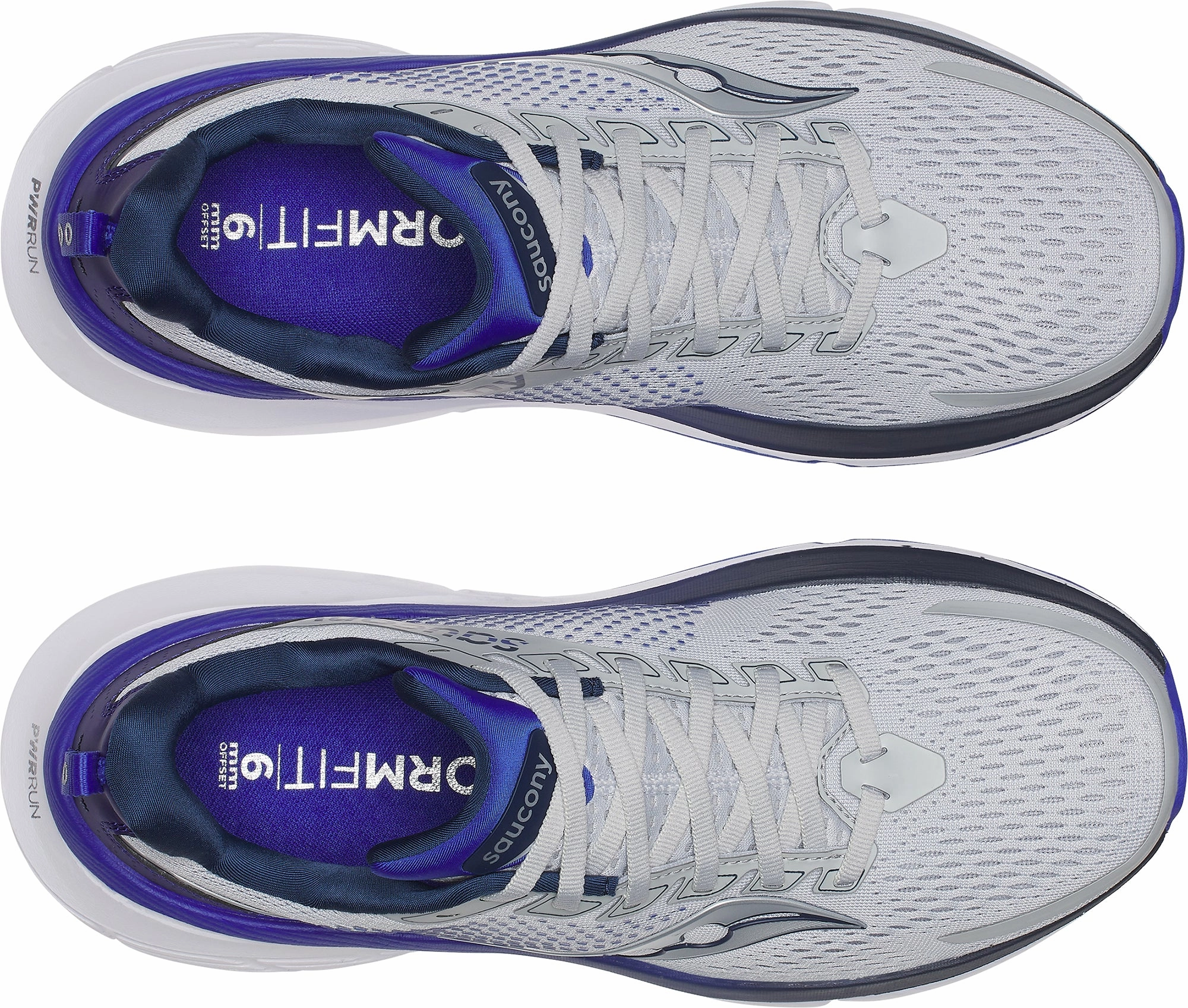 Saucony Guide 17 Mens Running Shoes - Grey Stability Control Shoes