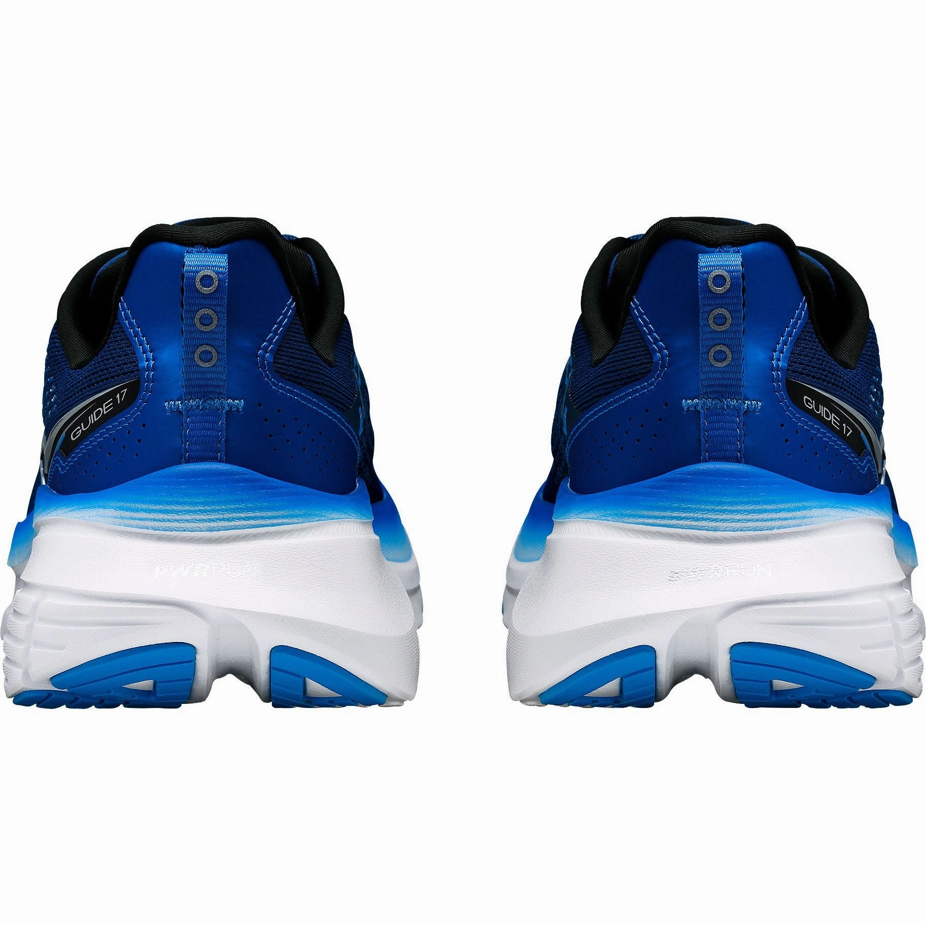 Saucony Guide 17 WIDE FIT Mens Running Shoes - Navy Stability Control Shoes