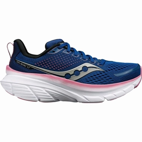 Saucony Guide 17 WIDE FIT Womens Running Shoes - Navy Saucony Guide design
