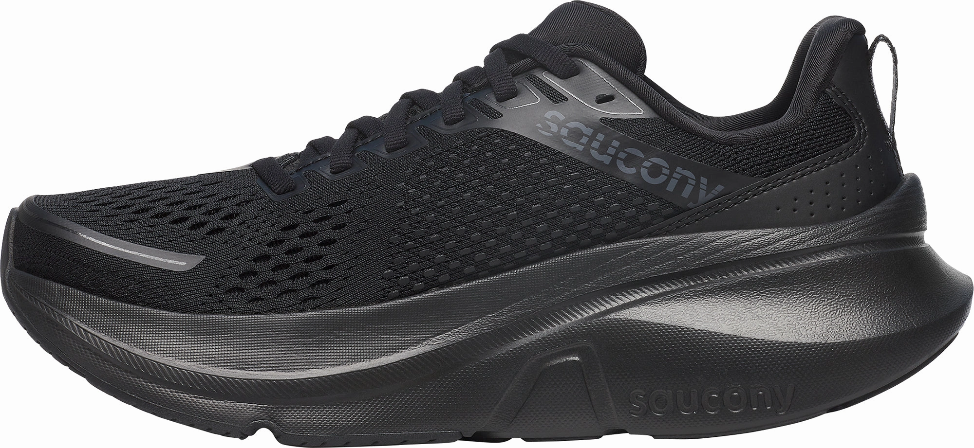 Saucony Guide 17 Womens Running Shoes - Black Stability Control Shoes