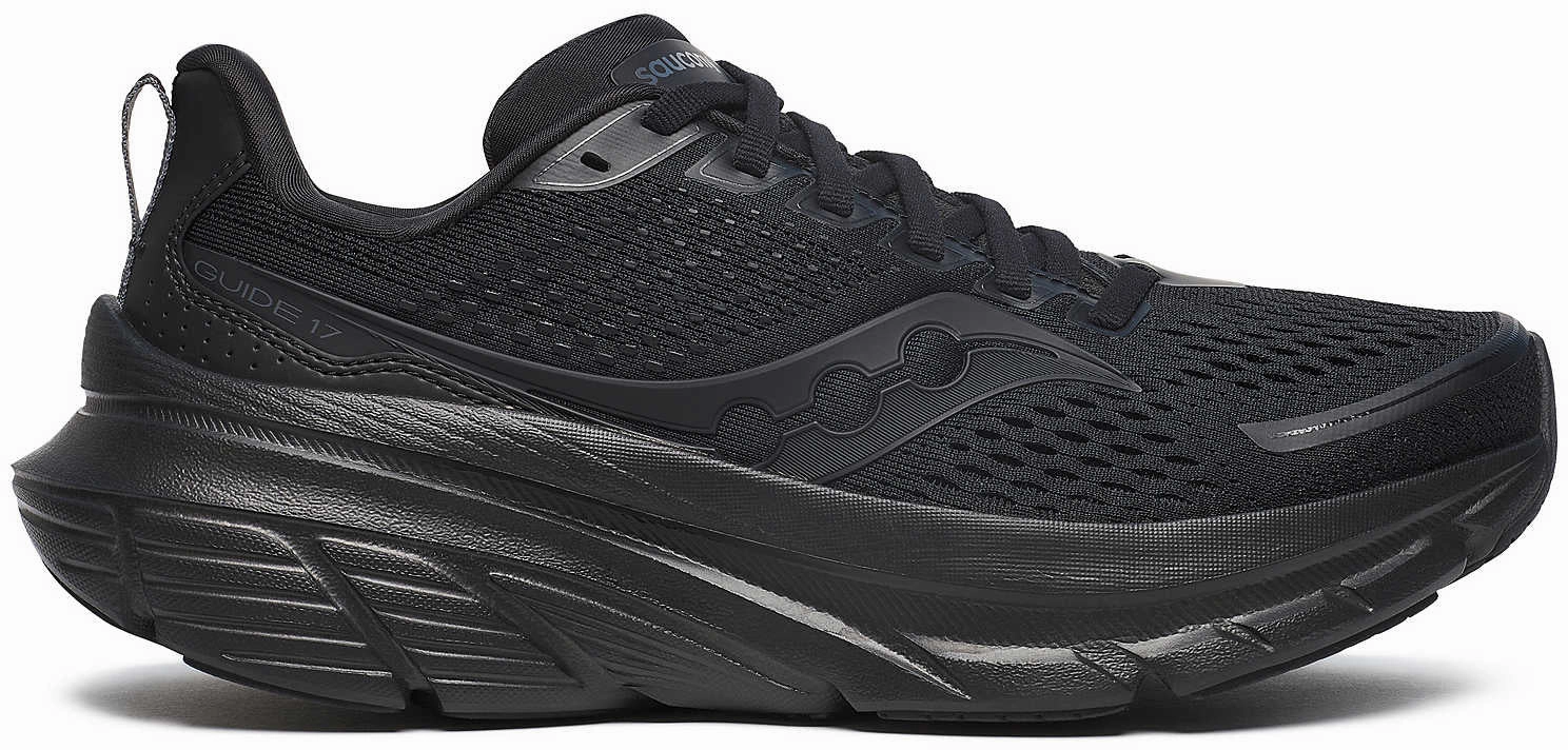 Saucony Guide 17 Womens Running Shoes - Black Saucony Guide design