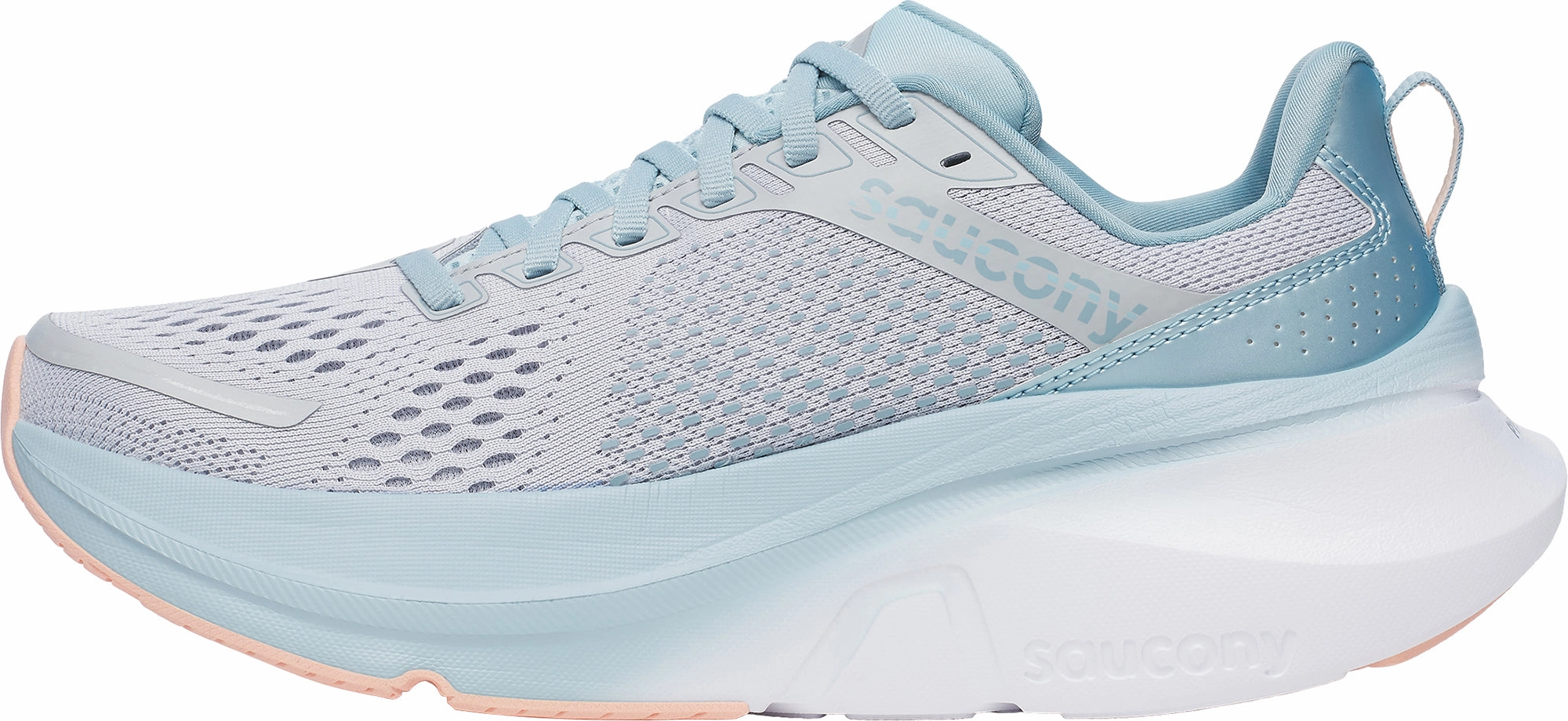 Saucony Guide 17 Womens Running Shoes - Grey Stability Control Shoes