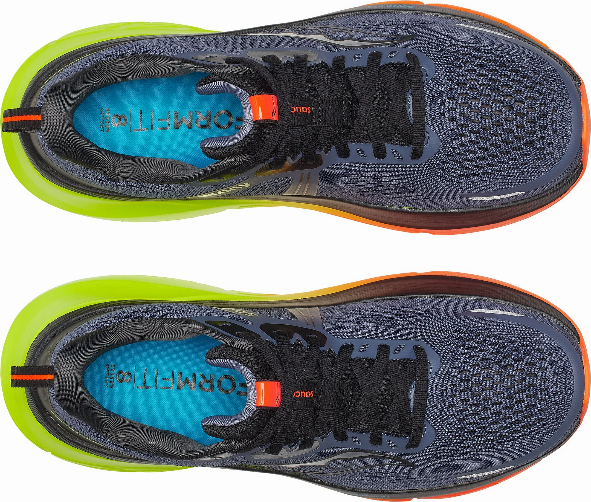 Saucony Guide 18 Mens Running Shoes - Grey Balanced Fit Runners