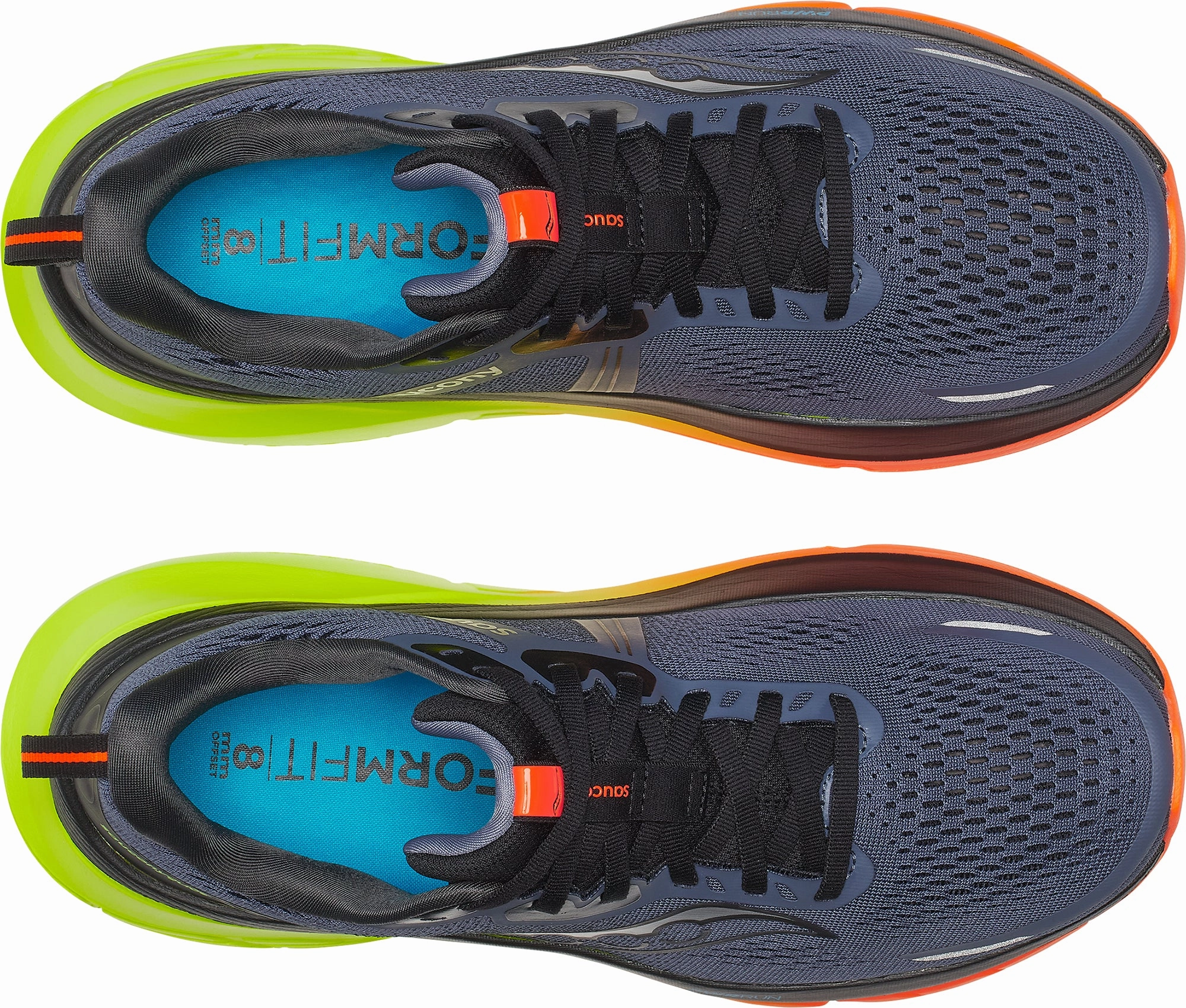 Saucony Guide 18 Mens Running Shoes - Grey Stability Control Shoes