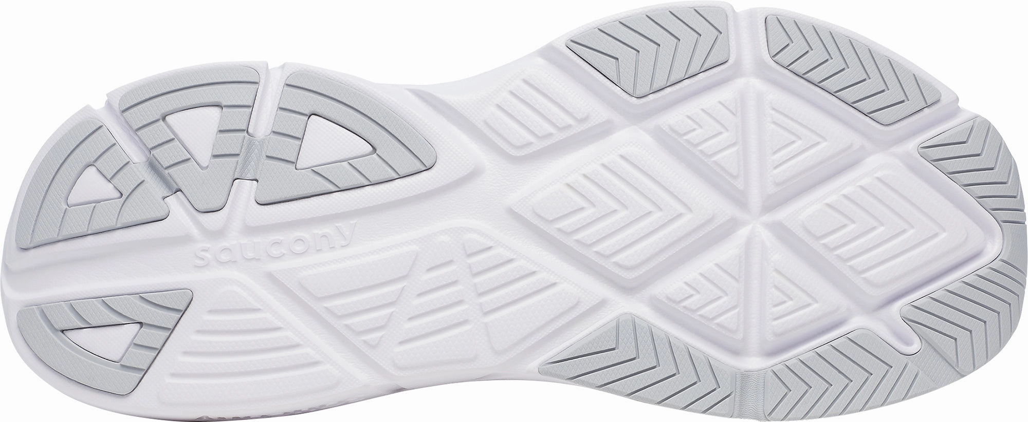 Saucony Guide 18 Mens Running Shoes - White Stability Control Shoes