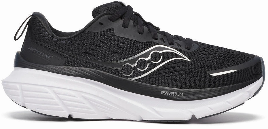 Saucony Guide 18 WIDE FIT Womens Running Shoes - Black Saucony footwear options
