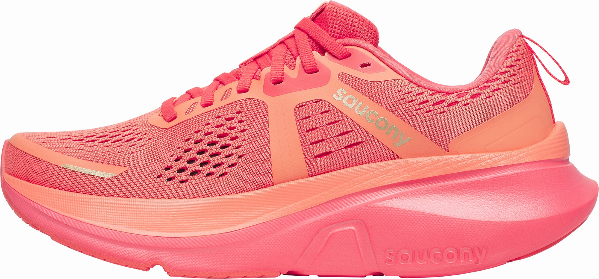 Saucony Guide 18 Womens Running Shoes - Pink Stability Control Shoes