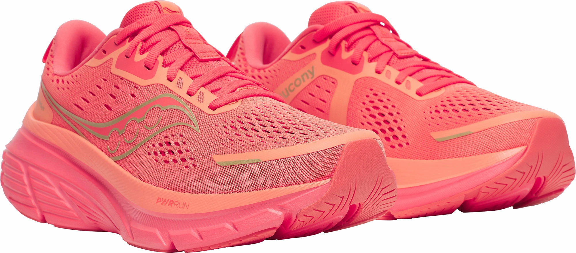 Saucony Guide 18 Womens Running Shoes - Pink Stability Control Shoes