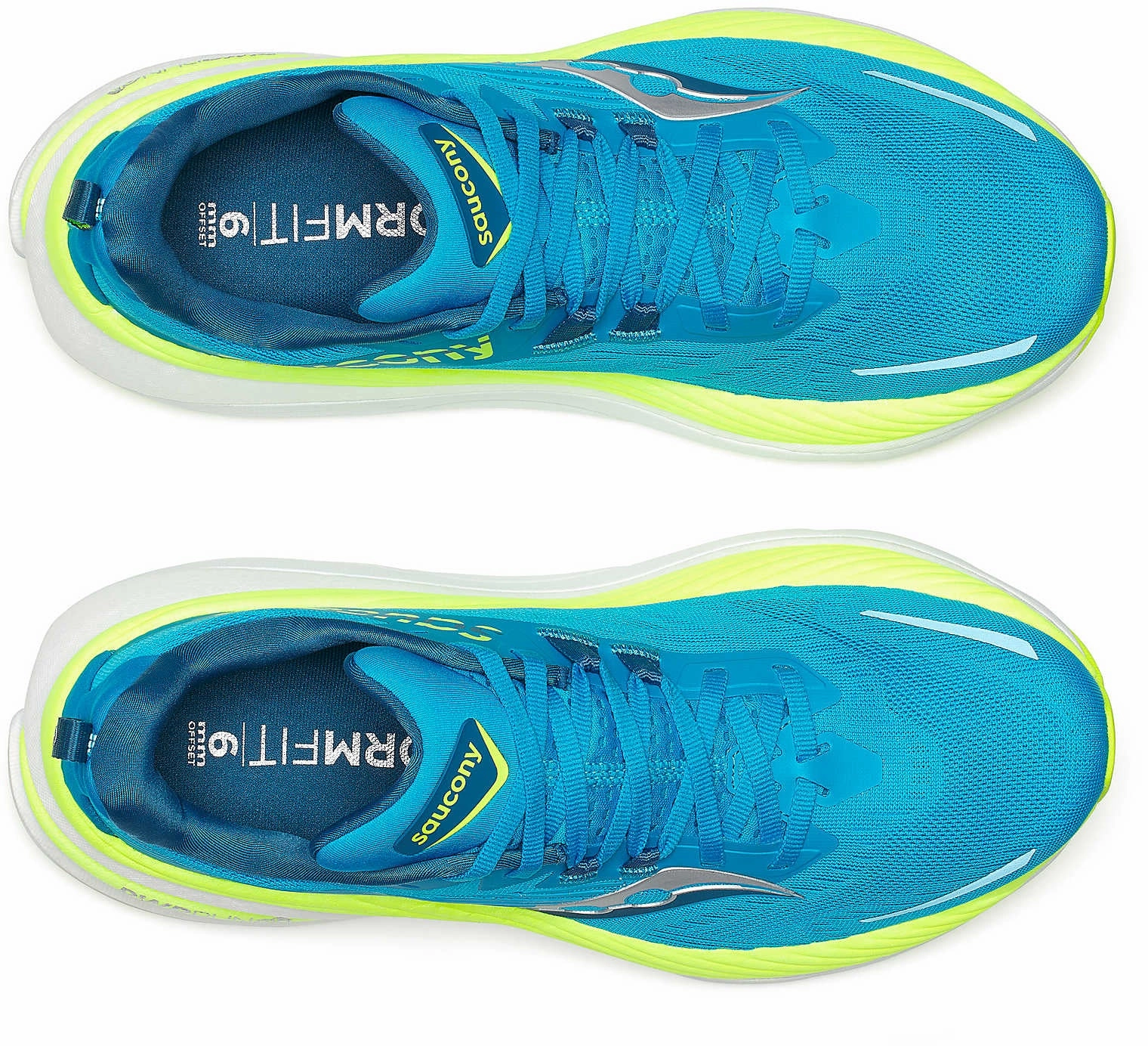 Saucony Hurricane 24 Mens Running Shoes - Blue Training Comfort Sneakers