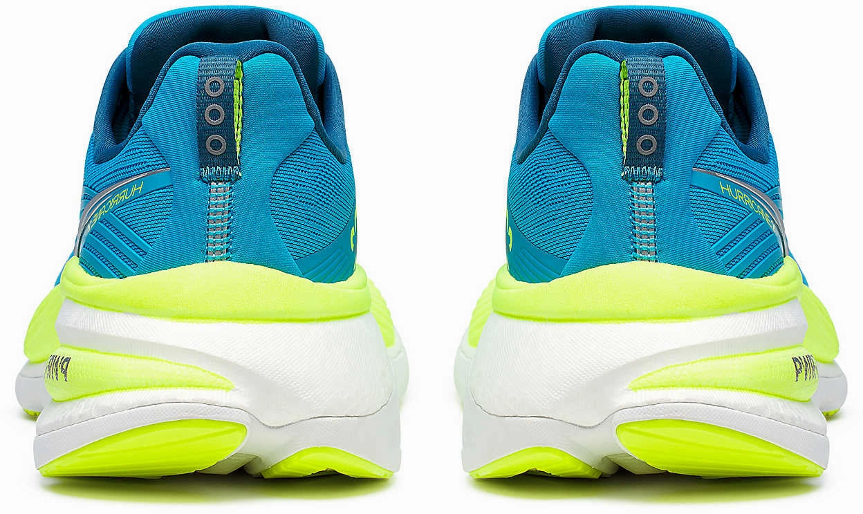 Saucony Hurricane 24 Mens Running Shoes - Blue Training Comfort Sneakers