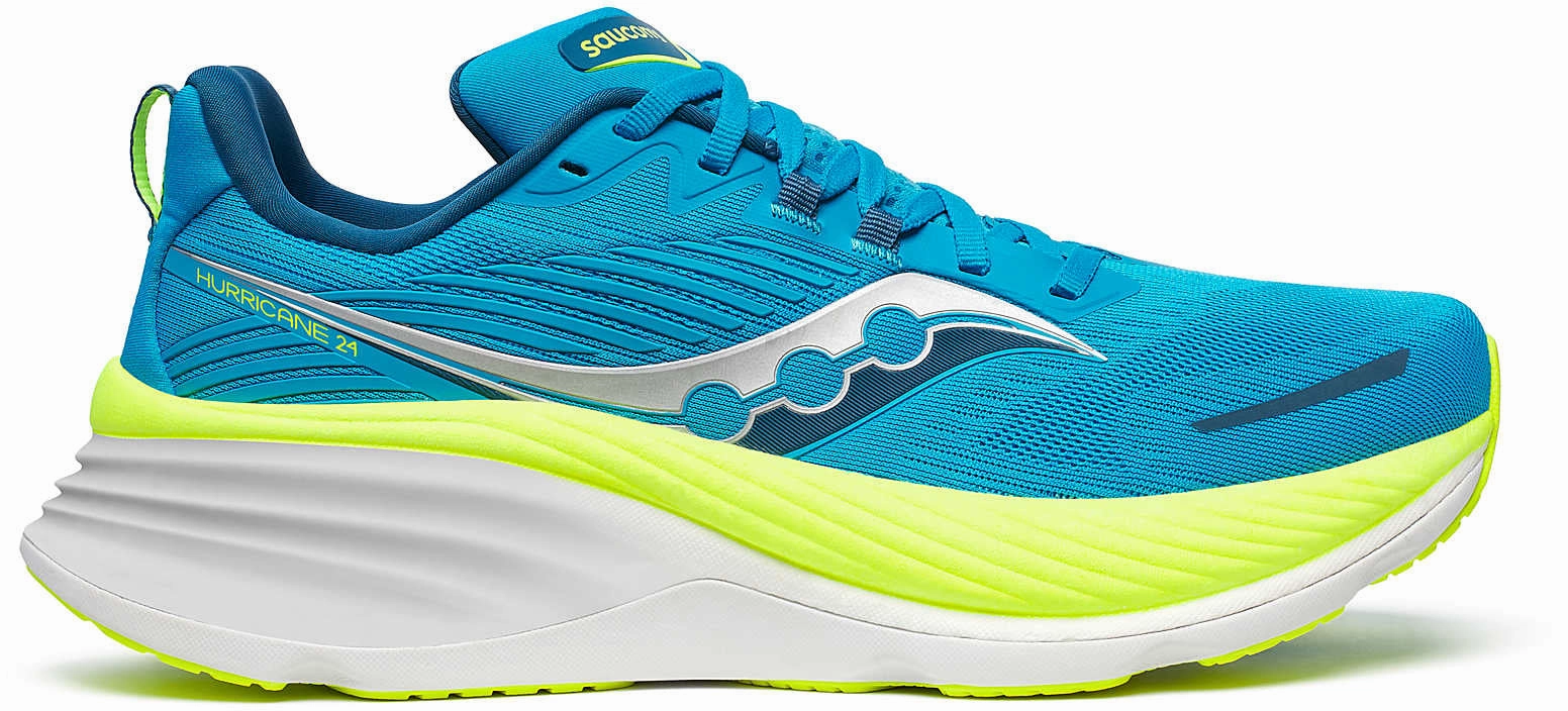 Saucony Hurricane 24 Mens Running Shoes - Blue Saucony shoe variations