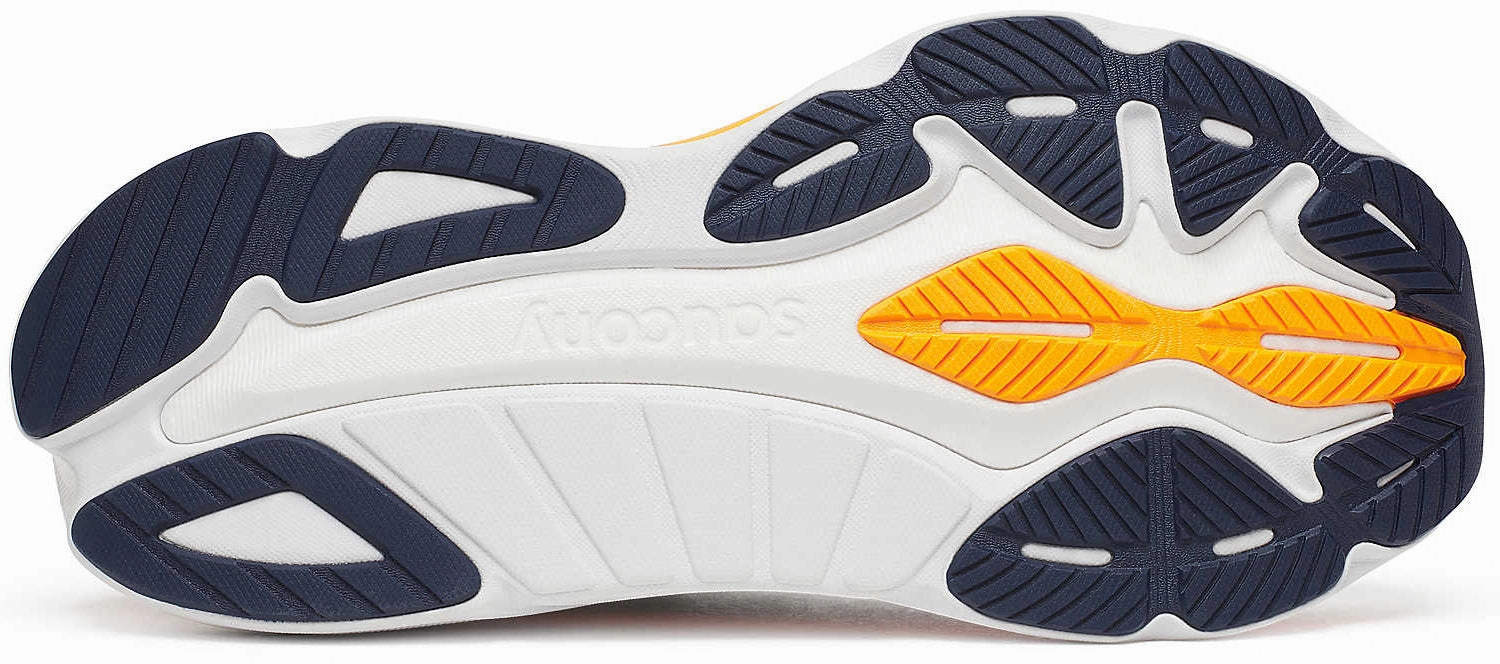 Saucony Hurricane 24 Mens Running Shoes - Navy Training Comfort Sneakers
