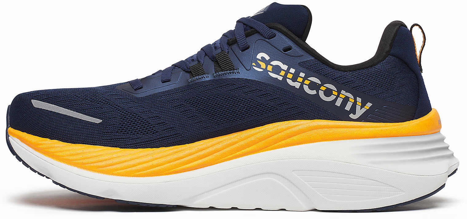 Saucony Hurricane 24 Mens Running Shoes - Navy Training Comfort Sneakers