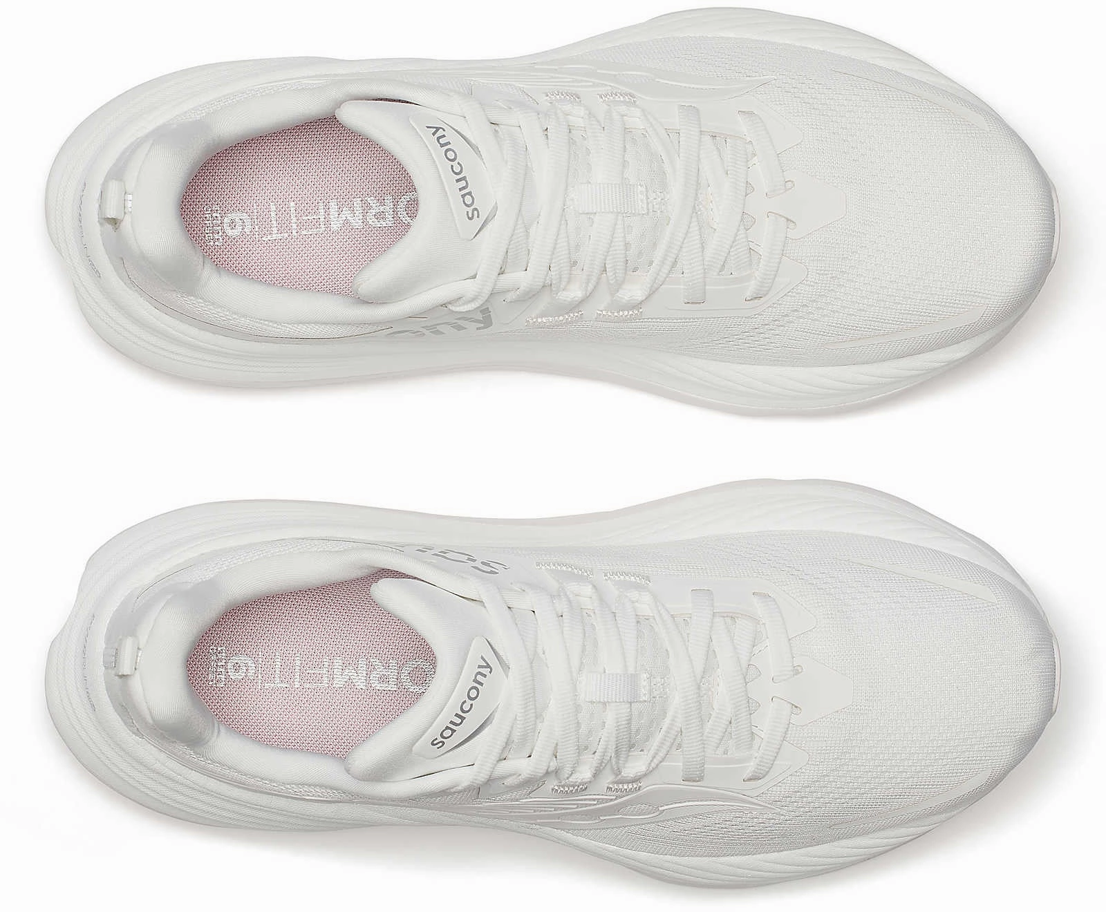 Saucony Hurricane 24 Mens Running Shoes - White Training Comfort Sneakers