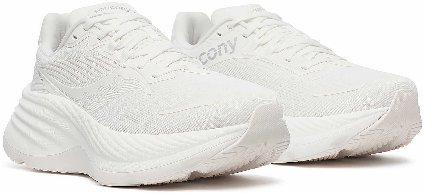 Saucony Hurricane 24 Mens Running Shoes - White Training Comfort Sneakers