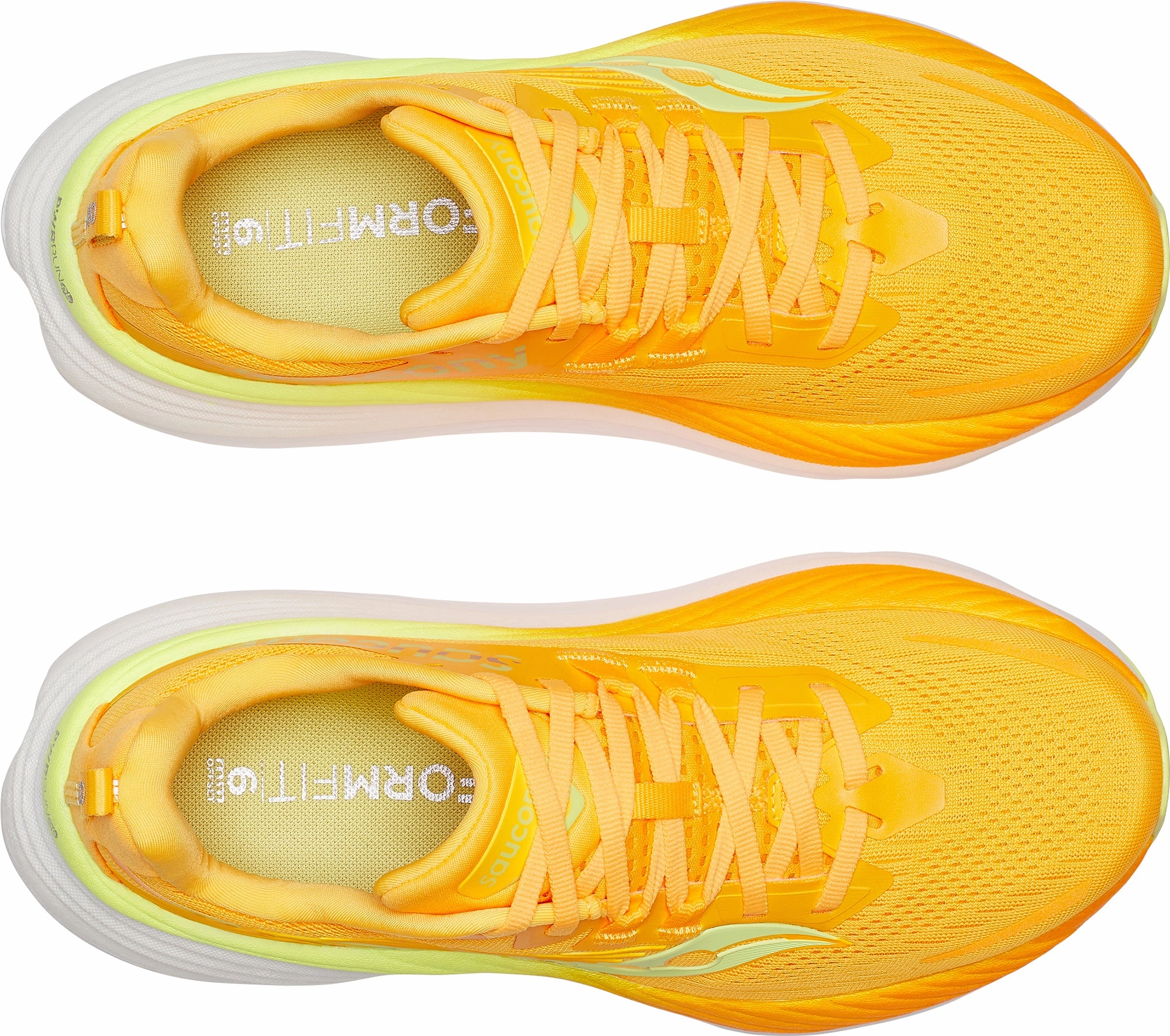 Saucony Hurricane 24 Womens Running Shoes - Yellow Training Comfort Sneakers