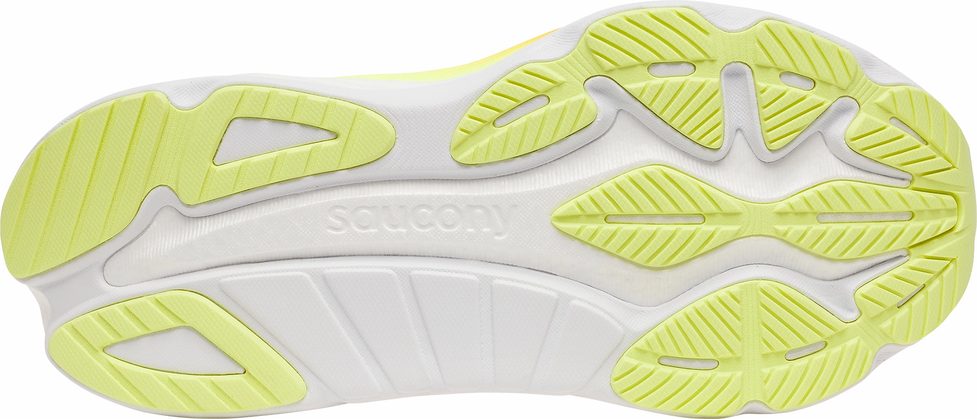 Saucony Hurricane 24 Womens Running Shoes - Yellow Training Comfort Sneakers
