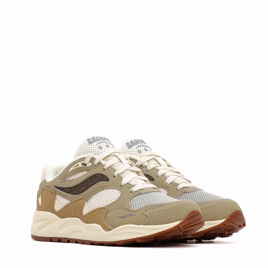 Saucony Men Grid Shadow 2 Sand Sage S70799-1 Saucony high-speed running shoes