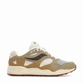 Saucony Men Grid Shadow 2 Sand Sage S70799-1 Saucony breathable mesh running sneakers