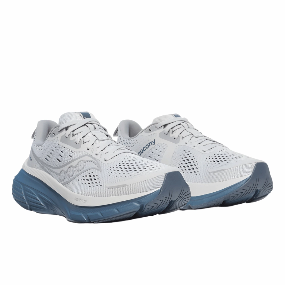 Saucony Men's Guide 18 Running Shoes in Fossil/Dusk AW25 Saucony versatile athletic footwear