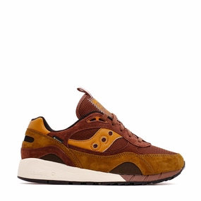 Saucony Men Shadow 6000 Brown Gore-Tex S70786-1 Saucony breathable mesh running sneakers