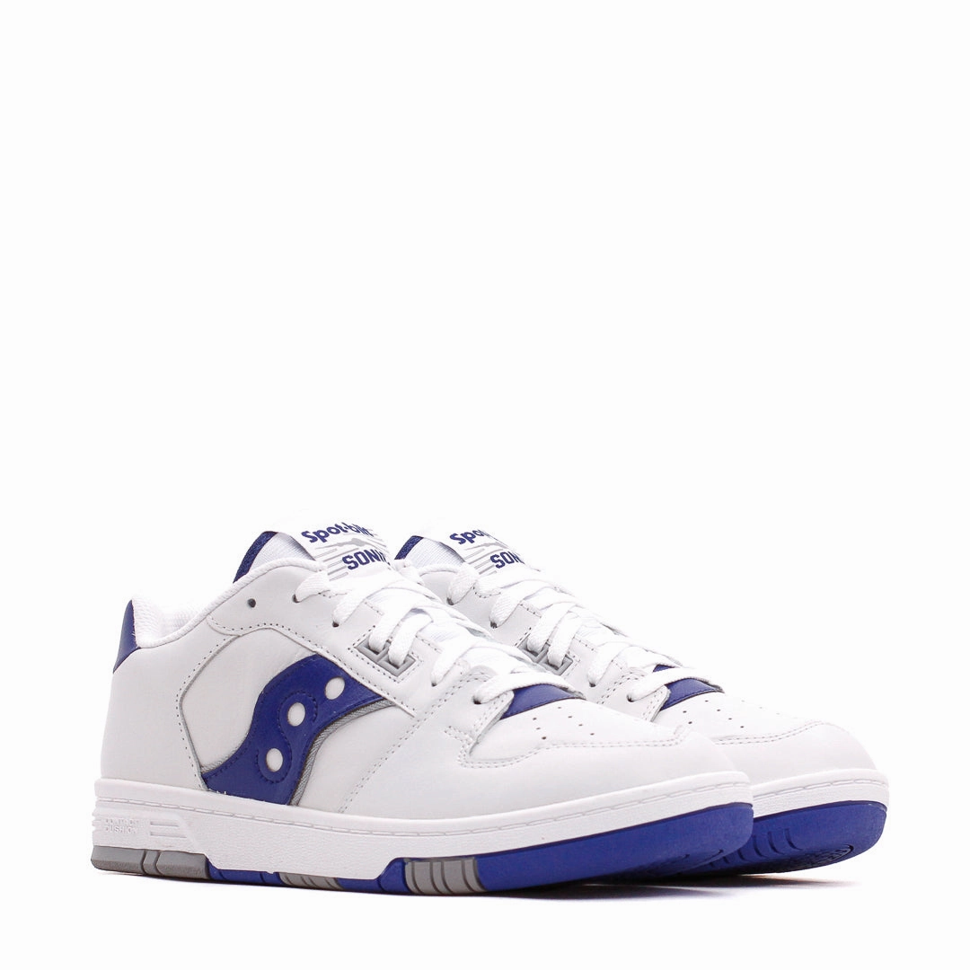 Saucony Men Sonic Low White Royal S70749-1 Saucony high-speed running shoes
