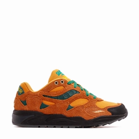 Saucony Men x Colour Plus Companie Grid Shadow 2 Forest Wander S70822-2 Saucony breathable mesh running sneakers