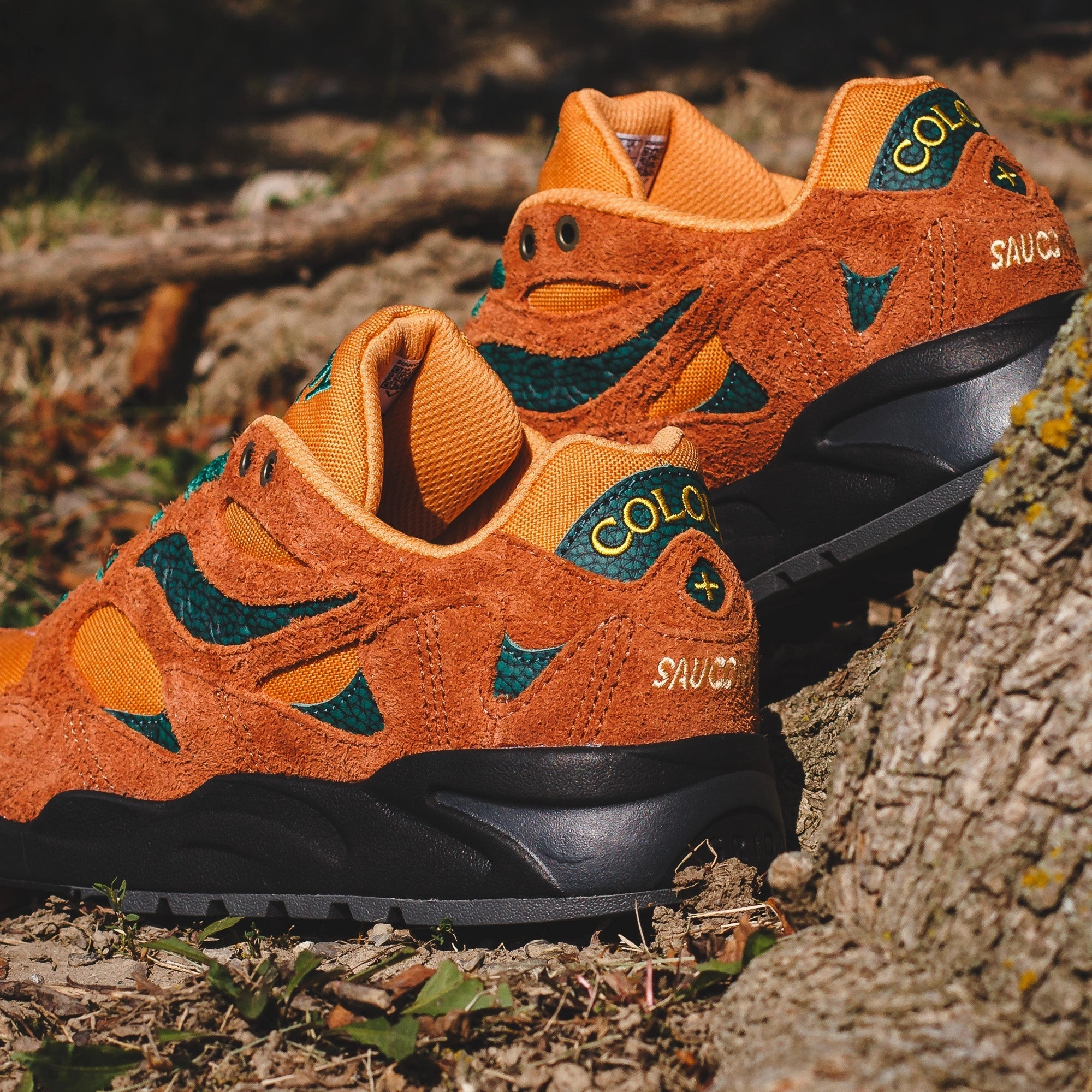 Saucony Men x Colour Plus Companie Grid Shadow 2 Forest Wander S70822-2 Saucony high-speed running shoes