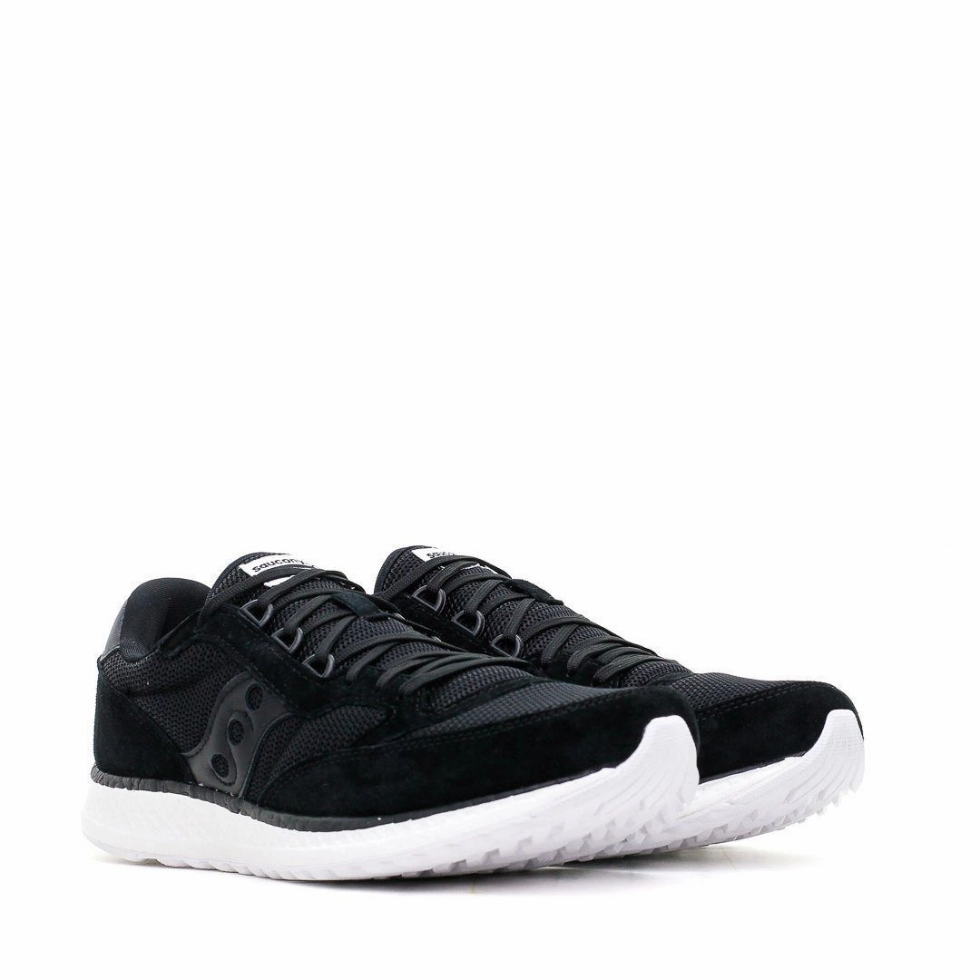 SAUCONY ORIGINALS FREEDOM RUNNER BLACK WHITE S40013-1 Saucony high-speed running shoes