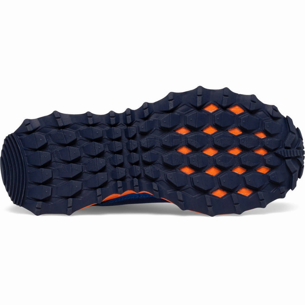 Saucony Peregrine 12 Shield Junior Trail Running Shoes - Navy Off-Road Grip Sneakers
