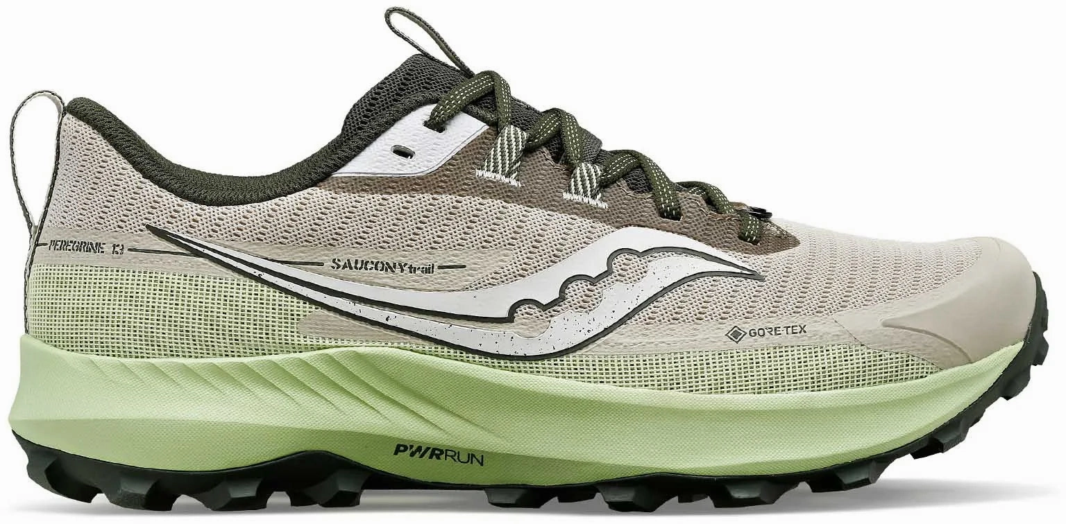 Saucony Peregrine 13 GORE-TEX Mens Trail Running Shoes - Brown Saucony Peregrine runners