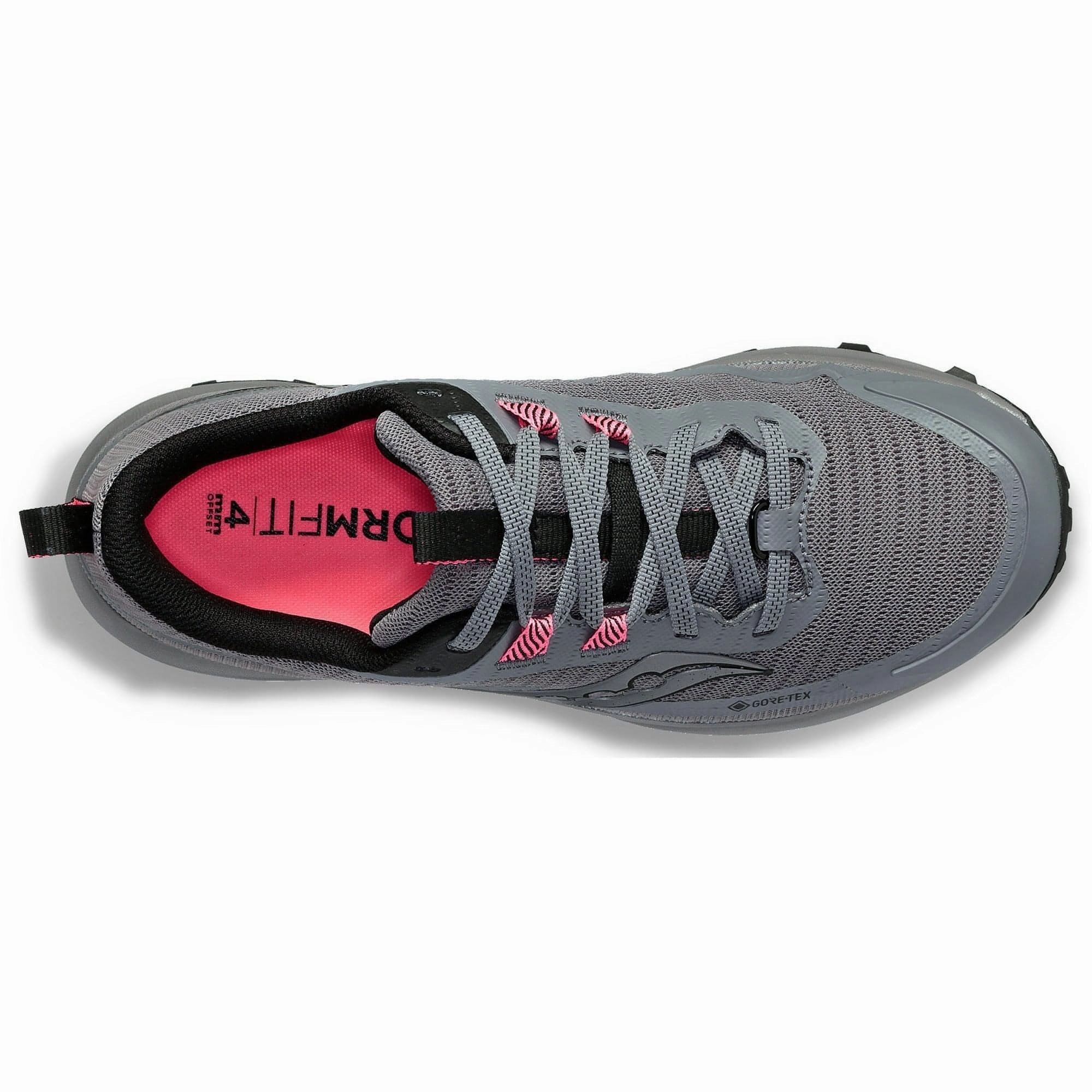 Saucony Peregrine 13 GORE-TEX Womens Trail Running Shoes - Grey Off-Road Grip Sneakers