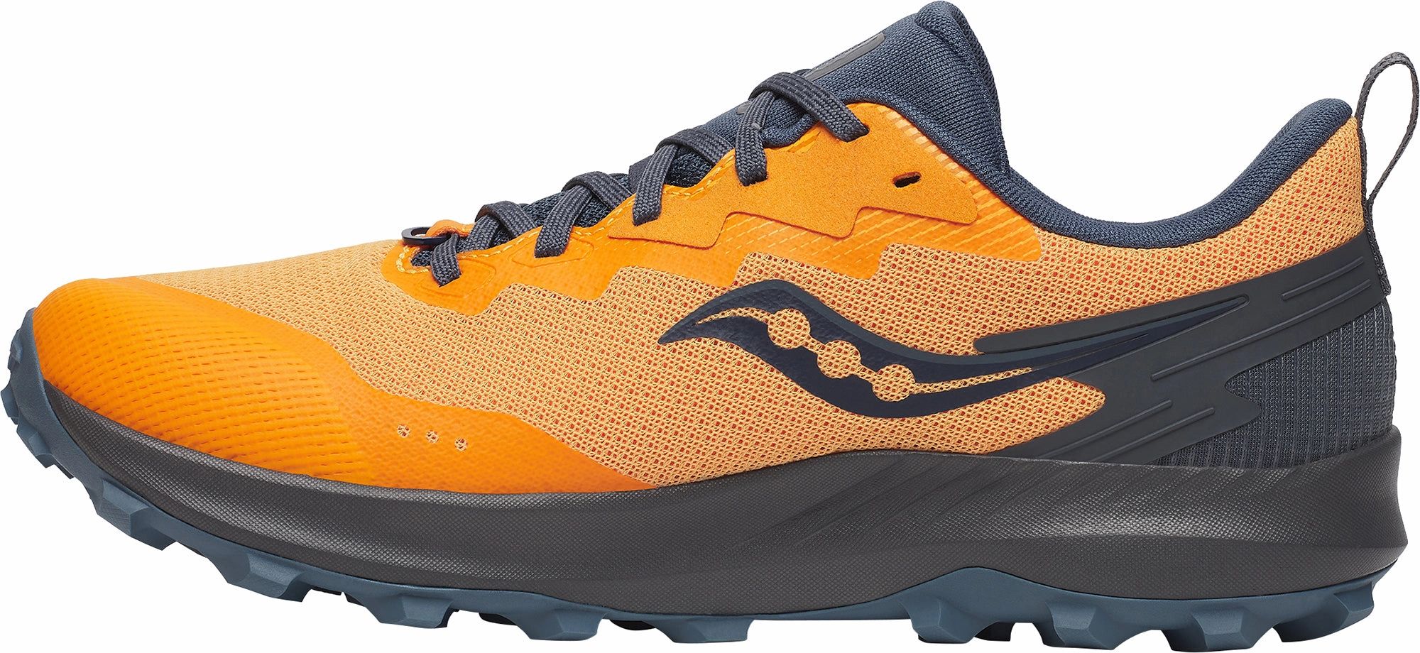 Saucony Peregrine 14 GORE-TEX Mens Trail Running Shoes - Orange Off-Road Grip Sneakers