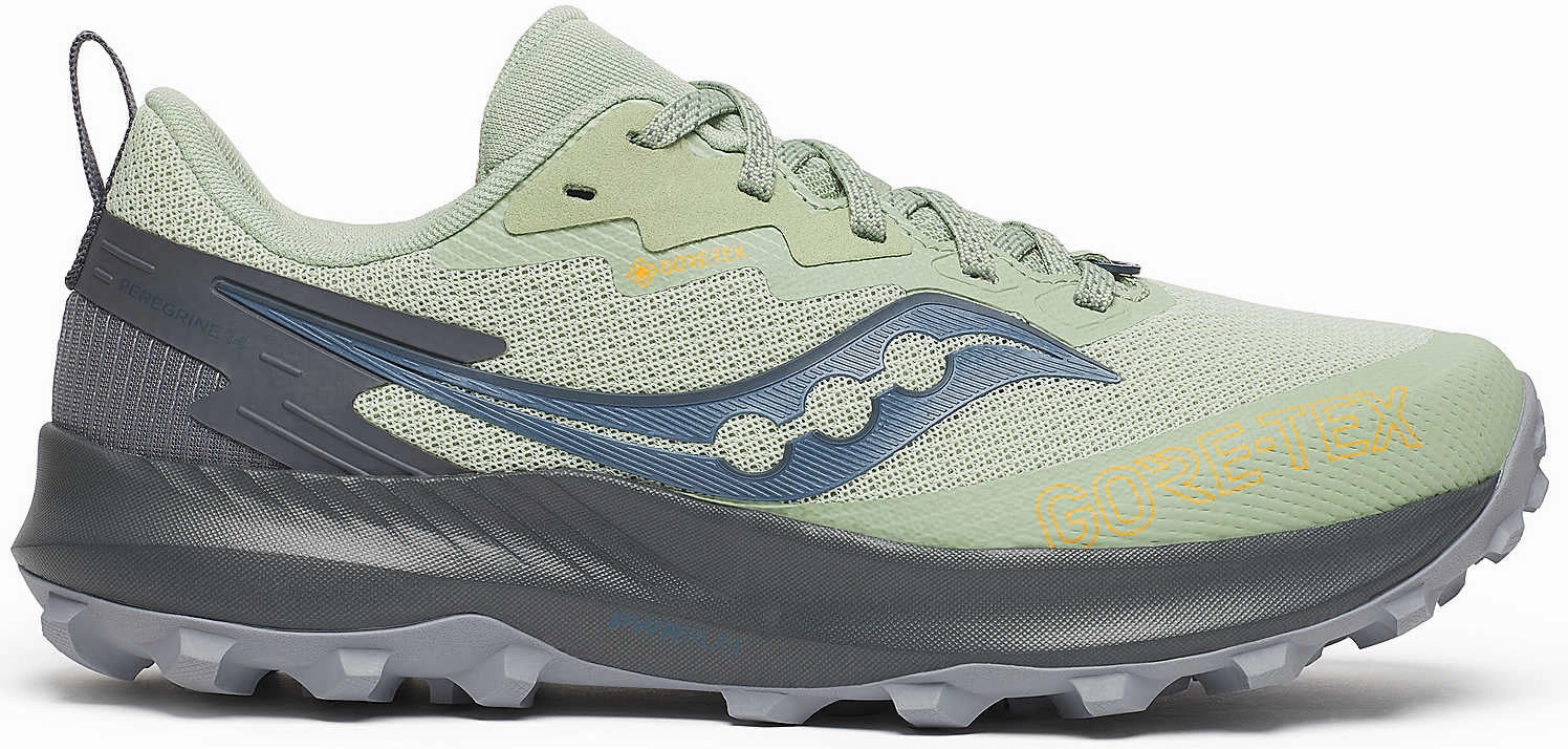 Saucony Peregrine 14 GORE-TEX Womens Trail Running Shoes - Green Saucony Peregrine runners