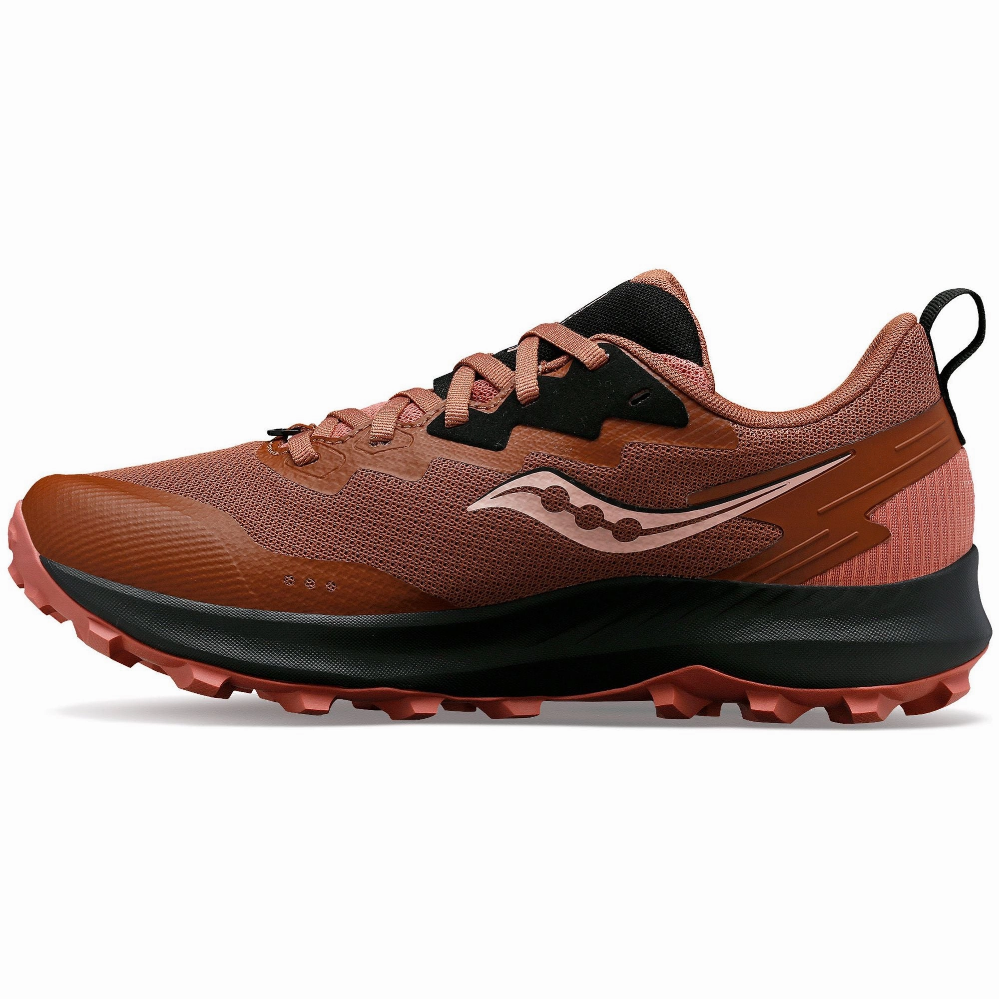 Saucony Peregrine 14 GORE-TEX Womens Trail Running Shoes - Red Training Comfort Sneakers