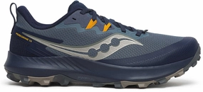 Saucony Peregrine 14 Mens Trail Running Shoes - Blue Saucony Peregrine runners
