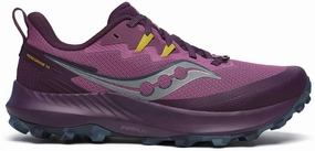 Saucony Peregrine 14 Womens Trail Running Shoes - Purple Saucony Peregrine runners